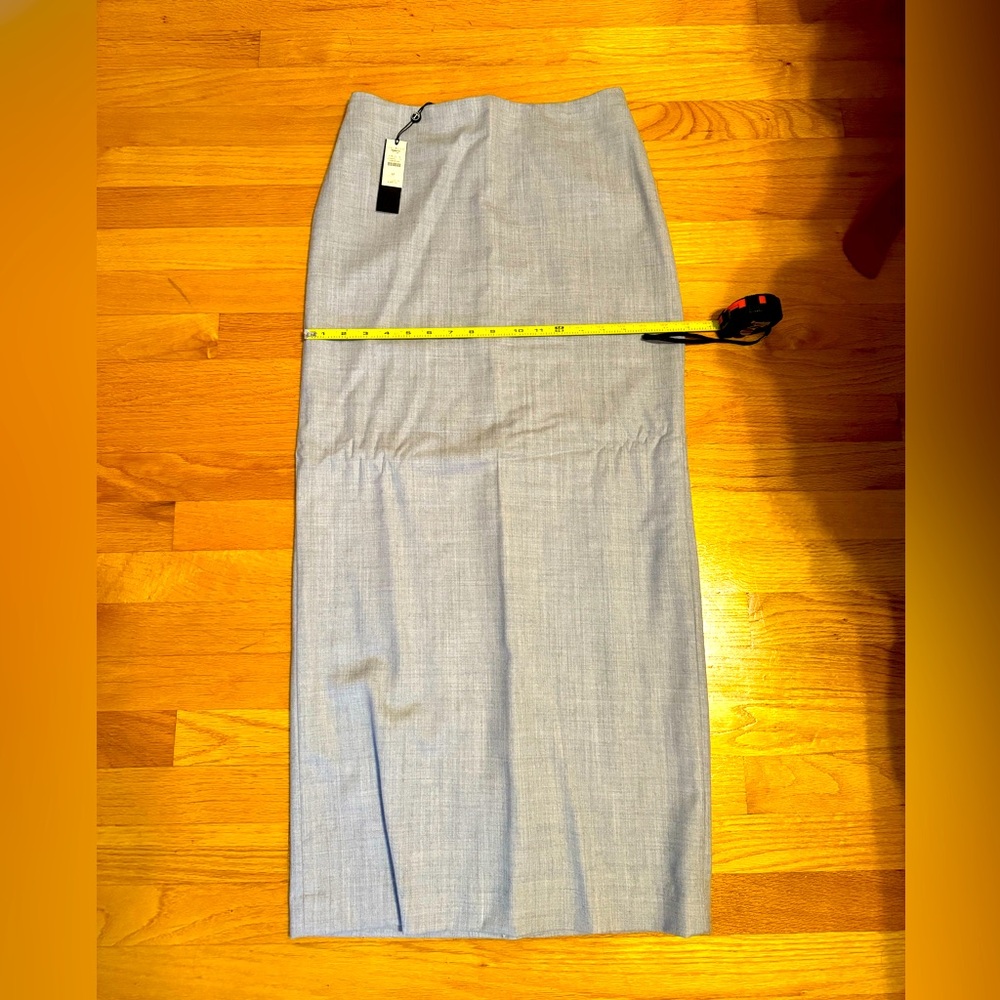 Talbots Italian fine wool long skirt. New with tags. Size 4P